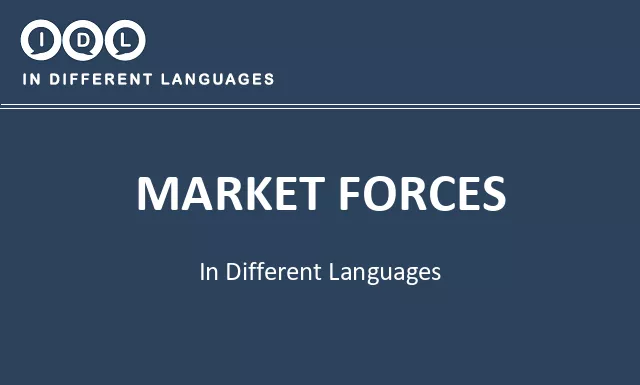 Market forces in Different Languages - Image
