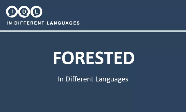 Forested in Different Languages - Image