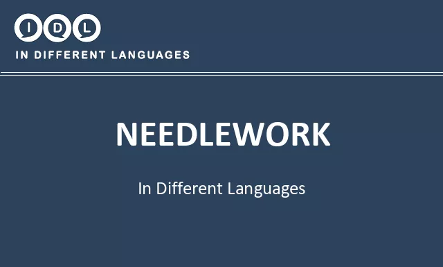 Needlework in Different Languages - Image