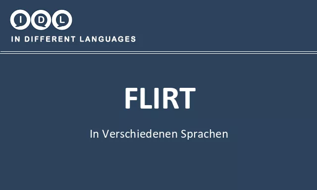 Flirt in verschiedenen sprachen - Bild