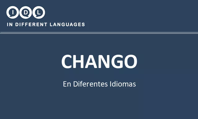 Chango en diferentes idiomas - Imagen