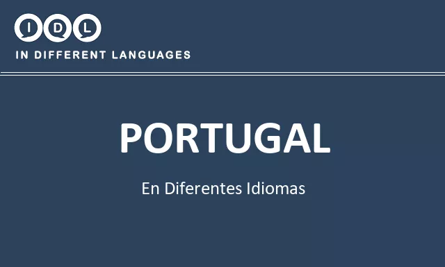 Portugal en diferentes idiomas - Imagen