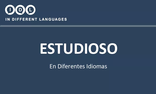 Estudioso en diferentes idiomas - Imagen