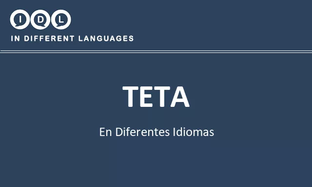 Teta en diferentes idiomas - Imagen