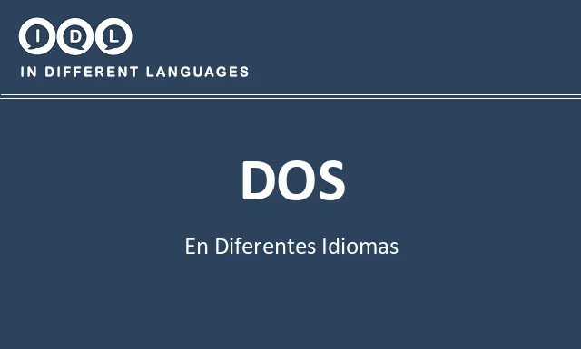 Dos en diferentes idiomas - Imagen