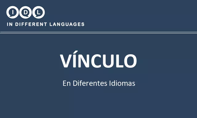 Vínculo en diferentes idiomas - Imagen