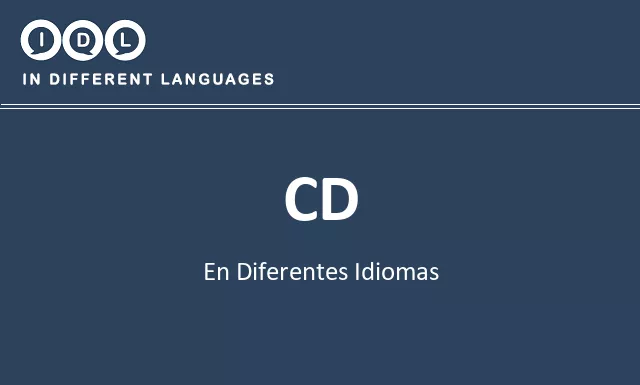Cd en diferentes idiomas - Imagen