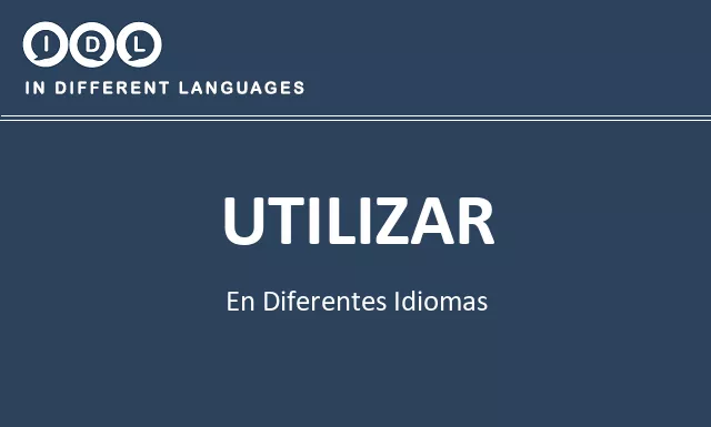 Utilizar en diferentes idiomas - Imagen