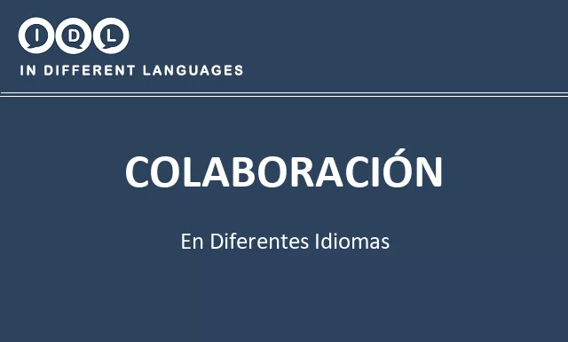 Colaboración en diferentes idiomas - Imagen