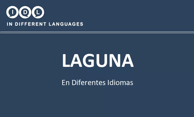 Laguna en diferentes idiomas - Imagen