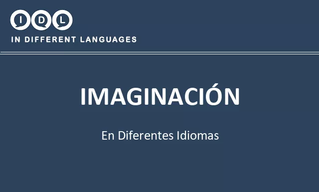 Imaginación en diferentes idiomas - Imagen