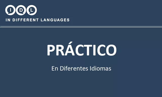Práctico en diferentes idiomas - Imagen