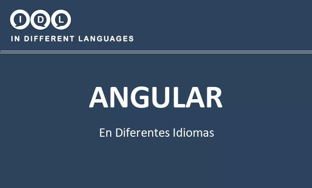 Angular en diferentes idiomas - Imagen