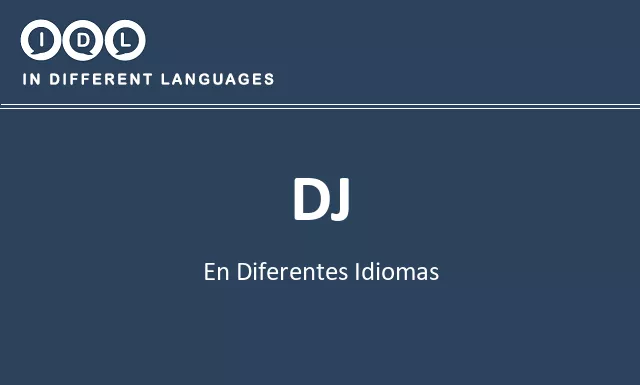 Dj en diferentes idiomas - Imagen