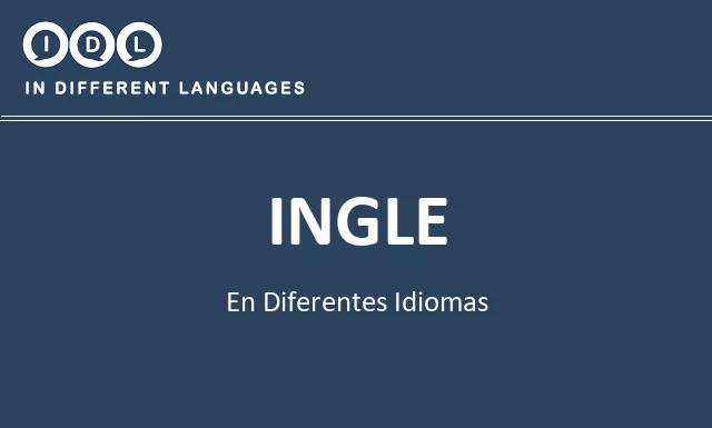 Ingle en diferentes idiomas - Imagen