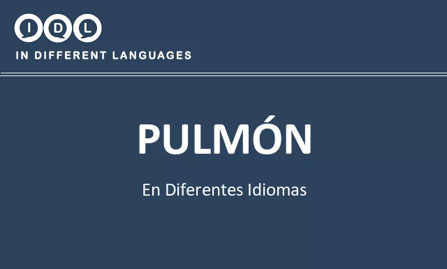 Pulmón en diferentes idiomas - Imagen