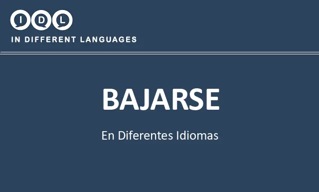 Bajarse en diferentes idiomas - Imagen