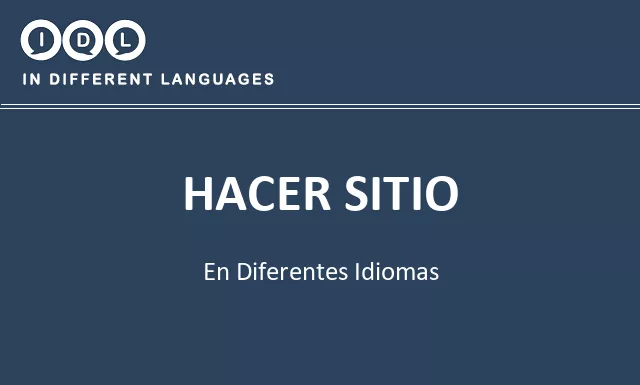 Hacer sitio en diferentes idiomas - Imagen
