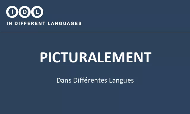 Picturalement dans différentes langues - Image