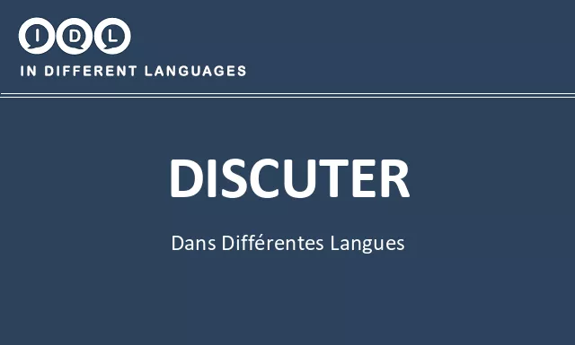 Discuter dans différentes langues - Image