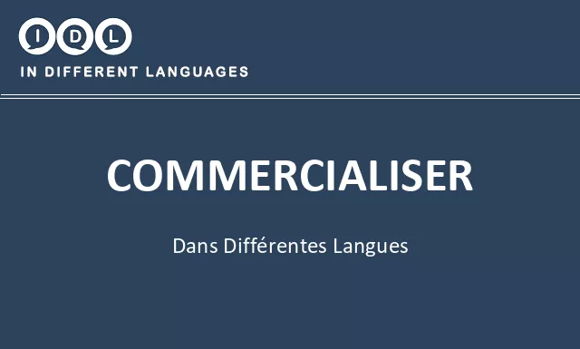 Commercialiser dans différentes langues - Image