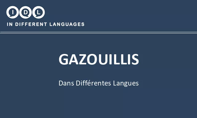 Gazouillis dans différentes langues - Image
