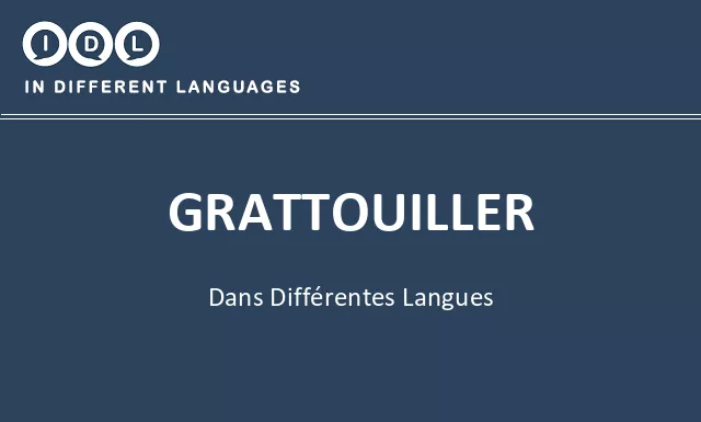 Grattouiller dans différentes langues - Image