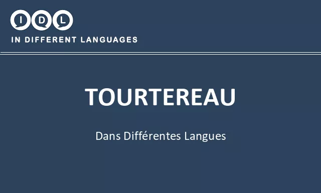Tourtereau dans différentes langues - Image