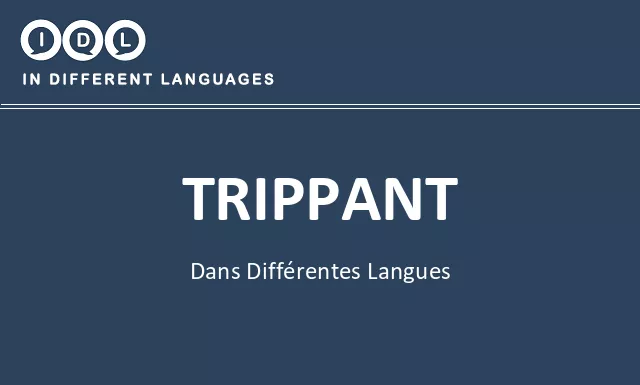 Trippant dans différentes langues - Image