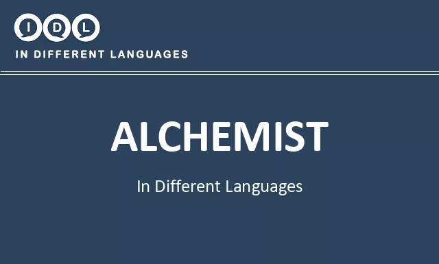 Alchemist in Different Languages - Image