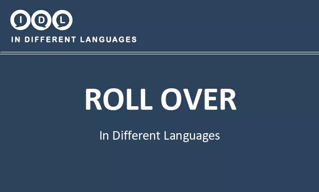 Roll over in Different Languages - Image