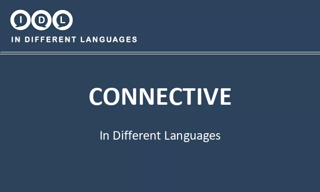 Connective in Different Languages - Image