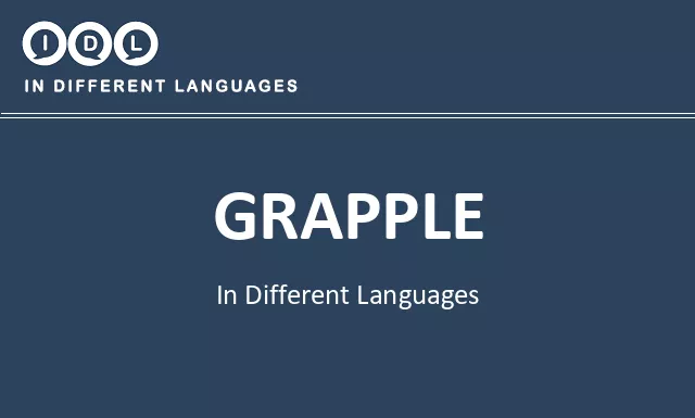 Grapple in Different Languages - Image
