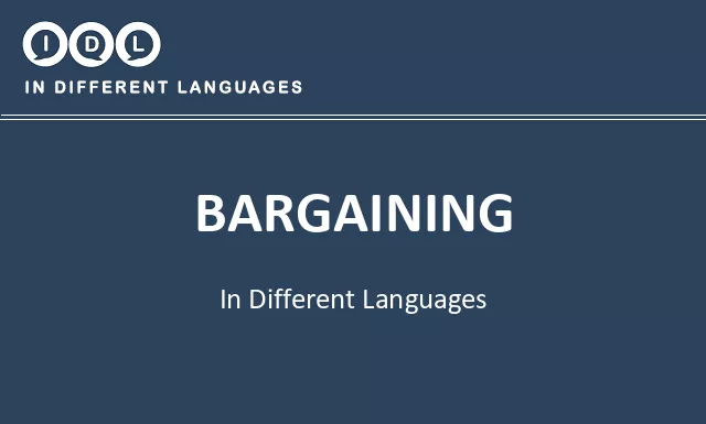 Bargaining in Different Languages - Image