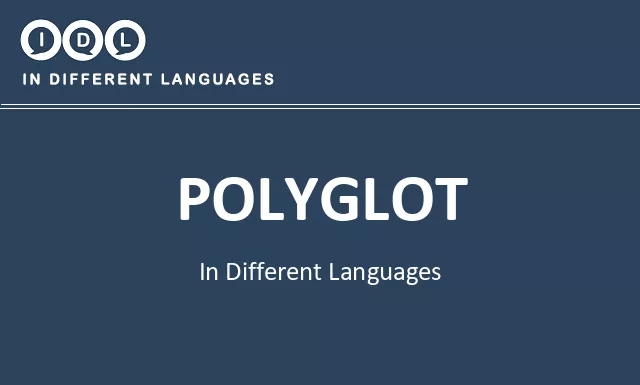 Polyglot in Different Languages - Image