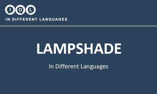 Lampshade in Different Languages - Image