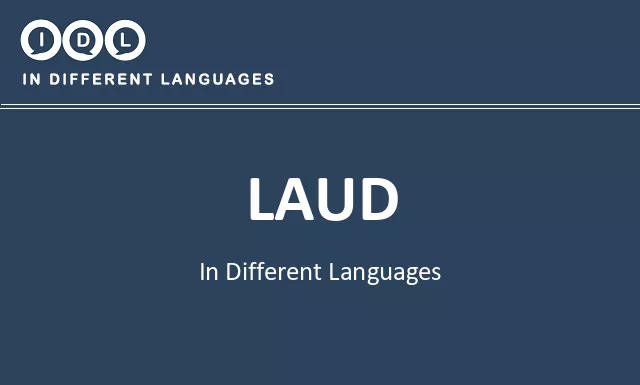 Laud in Different Languages - Image