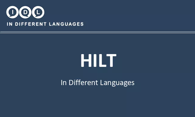 Hilt in Different Languages - Image