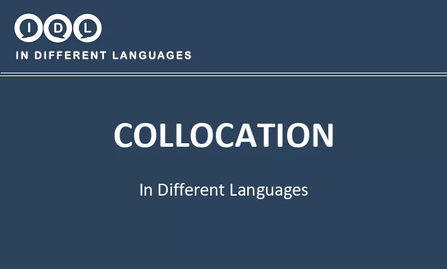 Collocation in Different Languages - Image