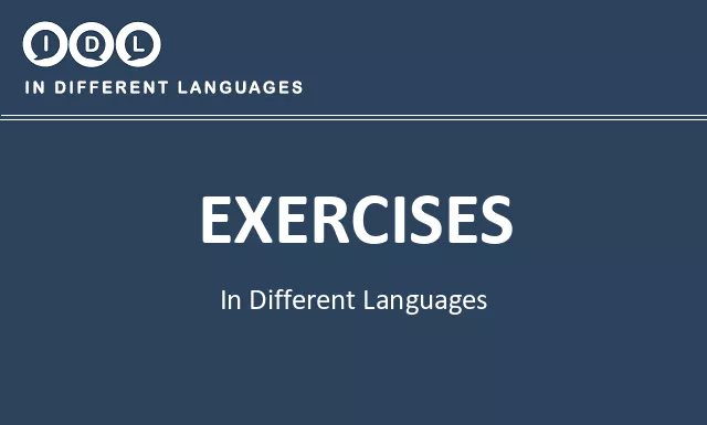 Exercises in Different Languages - Image