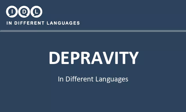 Depravity in Different Languages - Image