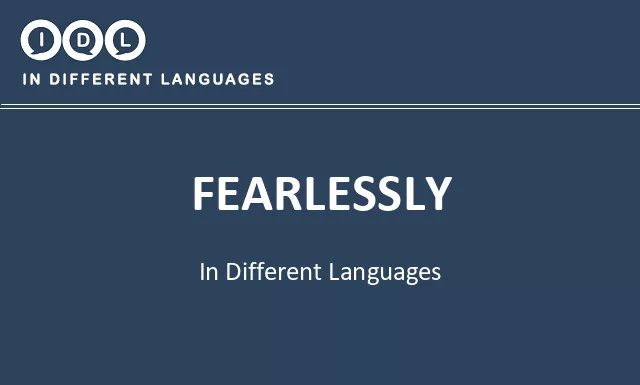Fearlessly in Different Languages - Image