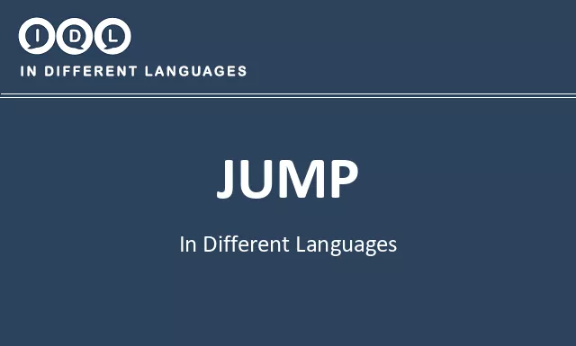 Jump in Different Languages - Image