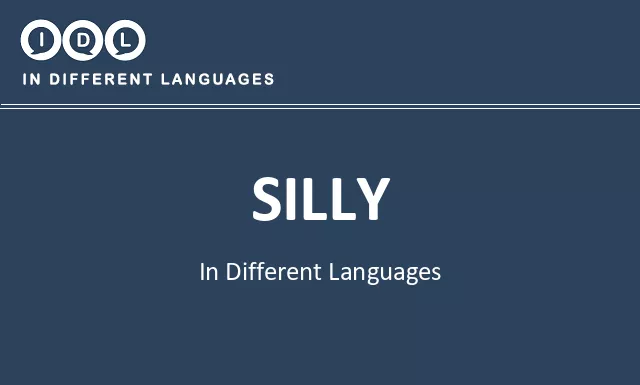 Silly in Different Languages - Image