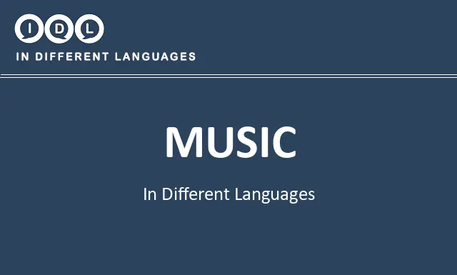 Music in Different Languages - Image