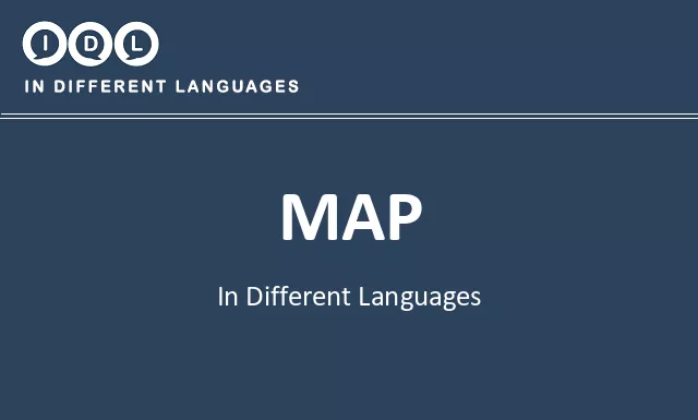 Map in Different Languages - Image