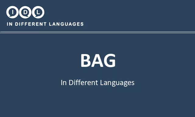 Bag in Different Languages - Image