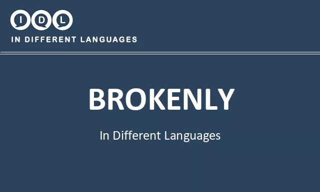Brokenly in Different Languages - Image