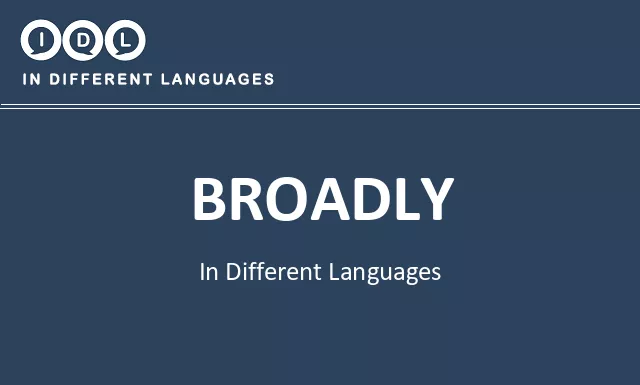 Broadly in Different Languages - Image