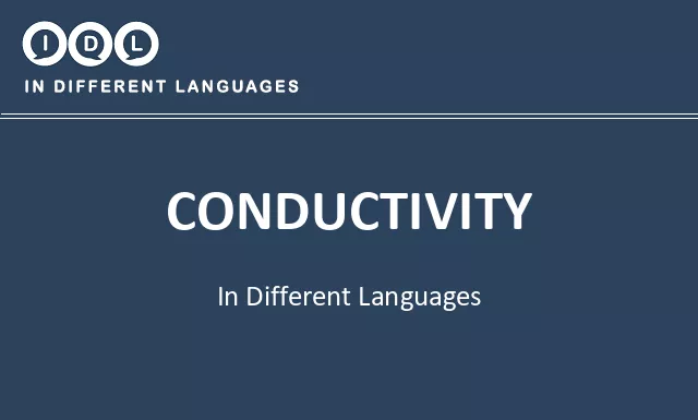 Conductivity in Different Languages - Image